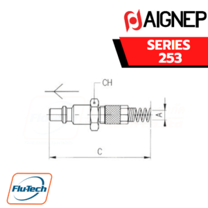 AIGNEP - SERIES 253 COMPRESSION PLUG WITH SPRING