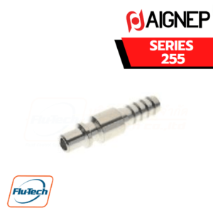AIGNEP - SERIES 255 STEEL PLUG WITH REST FOR RUBBER HOSE