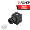 AIGNEP Valve - CONU CONNECTOR 22 MM EN 175301-803 A-ISO 4400 - UL-CSA APPROVED