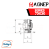 Aignep Food Grade Series 70020 - STRAIGHT MALE ADAPTOR (PARALLEL)