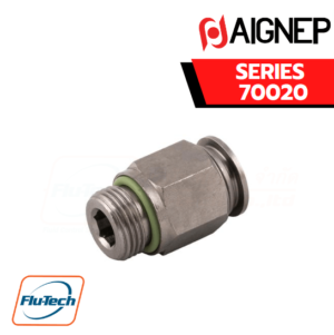 ข้อต่อลม ฟิตติ้ง ข้อต่อตรง Aignep Food Grade Series 70020 - STRAIGHT MALE ADAPTOR (PARALLEL)