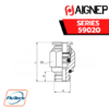 Aignep Food and Drink Series 59020 - STRAIGHT MALE ADAPTOR (PARALLEL)