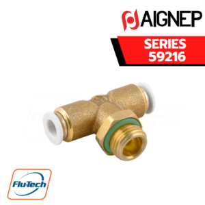 Aignep Food and Drink Series 59216 - ORIENTING TEE MALE ADAPTOR (PARALLEL) - CENTRE LEG