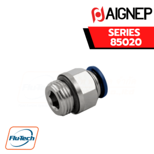 Aignep Push-In Fittings Serie 85020 INCH - STRAIGHT MALE ADAPTOR