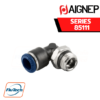 Aignep Push-In Fittings Serie 85111 INCH - ORIENTING ELBOW MALE ADAPTOR UNIVERSAL SHORT