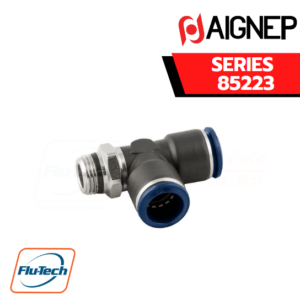 Aignep Push-In Fittings Serie 85223 INCH - ORIENTING TEE MALE ADAPTOR UNIVERSAL SHORT OFF SET LEG