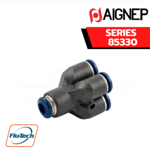 Aignep Push-In Fittings Serie 85330 INCH - Y CONNECTOR MANIFOLD