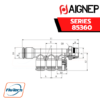 Aignep Push-In Fittings Serie 85360 INCH - REDUCTION MANIFOLD ORIENTING MALE ADAPTOR universal SHORT