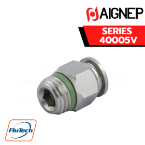 Aignep Push-In Fittings Series 40005V - STRAIGHT MALE ADAPTOR UNIVERSAL SHORT