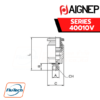 Aignep Push-In Fittings Series 40010V - STRAIGHT MALE ADAPTOR (PARALLEL) WITH EXAGON EMBEDDED