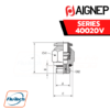 Aignep Push-In Fittings Series 40020V - STRAIGHT MALE ADAPTOR (PARALLEL)