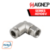 Aignep Push-In Fittings Series 40106V - ORIENTING ELBOW FEMALE ADAPTOR