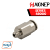 Aignep Push-In Fittings Series 58000 - STRAIGHT MALE ADAPTOR (TAPER)