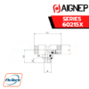 Aignep Push-In Fittings Series 60215X -ORIENTING TEE MALE ADAPTOR (PARALLEL)-CENTRE LEG