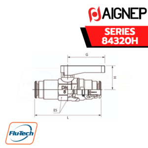 Aignep Push-In Fittings Series 84230H - PUSH-IN CONNECTIONS VALVE