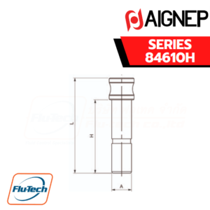 Aignep Push-In Fittings Series 84610H - PLUG