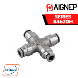 Aignep Push-In Fittings Series 84620H - CROSS CONNECTOR