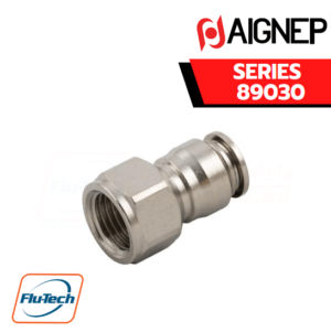 Aignep Push-In Fittings Series 89030 STRAIGHT FEMALE ADAPTOR (NPTF)