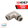 Aignep Push-In Fittings Series 89111 ORIENTING ELBOW MALE ADAPTOR UNIVERSAL SHORT