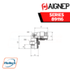 Aignep Push-In Fittings Series 89116 ORIENTING ELBOW MALE ADAPTOR (PARALLEL)