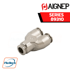Aignep Push-In Fittings Series 89310 Y CONNECTOR