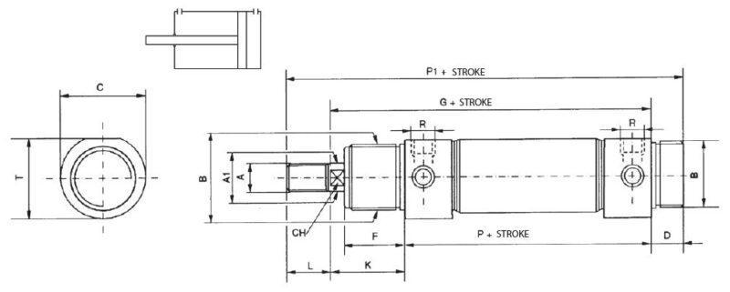 AIGNEP AUTOMATION - Pneumatic Actuators AF SERIES DOUBLE ACTING MAGNETIC-1