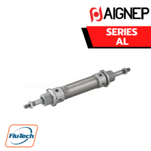 AIGNEP AUTOMATION - Pneumatic Actuators AL SERIES DOUBLE ACTING CUSHIONED MAGNETIC WITH DOUBLE ROD END