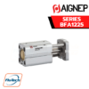 AIGNEP AUTOMATION - Pneumatic Actuators BFA1225 SERIES BFA - DOUBLE ACTING MAGNETIC ANTIROTATION - Bore from 12 to 25
