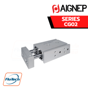 AIGNEP AUTOMATION - Pneumatic Actuators CG02 SERIES DOUBLE ACTING MAGNETIC DUAL-ROD - Bore from 6 to 32