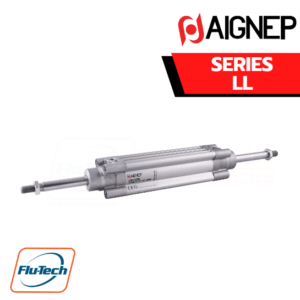 AIGNEP AUTOMATION - Pneumatic Actuators LL SERIES DOUBLE ACTING CUSHIONED MAGNETIC WITH DOUBLE ROD END
