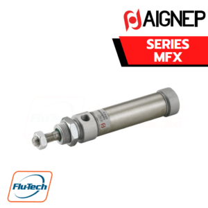 AIGNEP AUTOMATION - Pneumatic Actuators MFX SERIES DOUBLE ACTING MAGNETIC HEAD CUT FEED ON AXIS