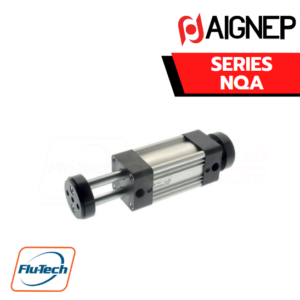 AIGNEP AUTOMATION - Pneumatic Actuators NQA SERIES DOUBLE ACTING CUSHIONED MAGNETIC WITH DOUBLE RODS END