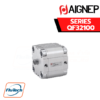 AIGNEP AUTOMATION - Pneumatic Actuators QF32100 SERIES QF - DOUBLE ACTING MAGNETIC - Bore from 32 to 100