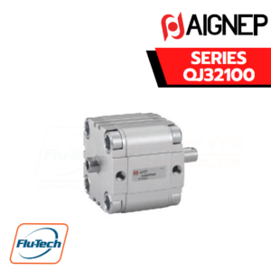 AIGNEP AUTOMATION - Pneumatic Actuators QJ32100 SERIES QJ - DOUBLE ACTING MAGNETIC WITH DOUBLE ROD END - Bore from 32 to 100