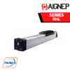 AIGNEP AUTOMATION - Pneumatic Actuators RHL SERIES RODLESS CYLINDER WITH LINEAR GUIDING SYSTEM