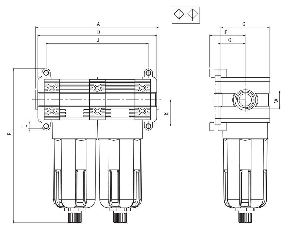 AIGNEP AUTOMATION - Pneumatic Actuators T400 SERIES FIL + FC-1