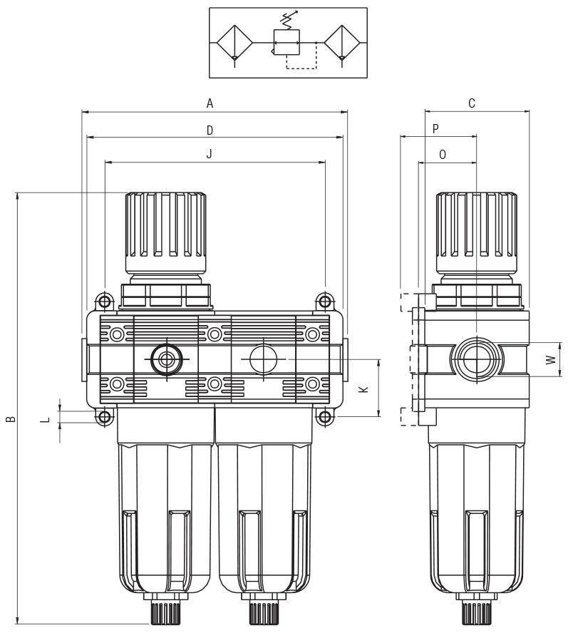 AIGNEP AUTOMATION - Pneumatic Actuators T450 SERIES FR + FC-1