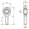 AIGNEP AUTOMATION - Pneumatic Actuators TM SERIES MALE ROD ENDS - STEEL-1