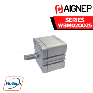 AIGNEP AUTOMATION - Pneumatic Actuators WBM020025 SERIES SINGLE-ACTING MAGNETIC - Male Rod - Bore from 20 to 25