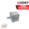 AIGNEP AUTOMATION - Pneumatic Actuators WFM020025 SERIES DOUBLE ACTING MAGNETIC - Male Rod - Bore from 20 to 25