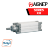 AIGNEP AUTOMATION - Pneumatic Actuators XH SERIES DOUBLE ACTING CUSHIONED MAGNETIC