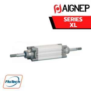 AIGNEP AUTOMATION - Pneumatic Actuators XL SERIES DOUBLE ACTING CUSHIONED MAGNETIC WITH DOUBLE ROD END