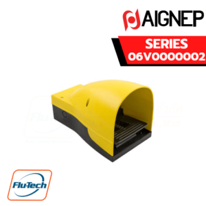 AIGNEP AUTOMATION VALVES - Series 06V0000002 MONOSTABLE PEDAL VALVE WITH PROTECTION COVER AND SAFETY FEATURE