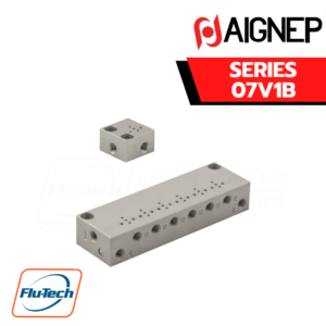 AIGNEP AUTOMATION VALVES - Series 07V1B INDIVIDUALS AND MULTIPLES BASES - 10 MM