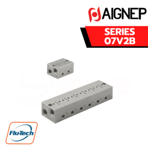 AIGNEP AUTOMATION VALVES - Series 07V2B INDIVIDUALS AND MULTIPLES BASES - 15 MM
