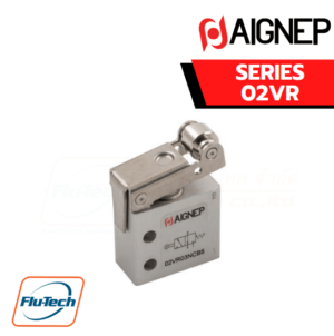 AIGNEP AUTOMATION - Valve 02V Series - 02VR SHORT ROLLER MICROVALVE