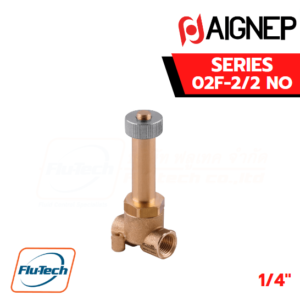 AIGNEP Fluid Solenoid Valves FLUIDITY - Serie 02F 2-2 1-4 NO DIRECT ACTING SOLENOID VALVES