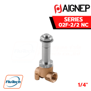 AIGNEP Fluid Solenoid Valves FLUIDITY - Serie 02F 2-2 NC DIRECT ACTING SOLENOID VALVES