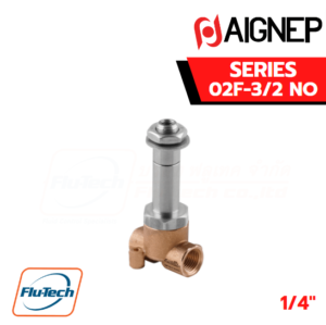 AIGNEP Fluid Solenoid Valves FLUIDITY - Serie 02F 3-2 NO 1-4 DIRECT ACTING SOLENOID VALVES