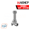 AIGNEP Fluid Solenoid Valves FLUIDITY - Series X2F - 2-2 NO DIRECT ACTING SOLENOID VALVES